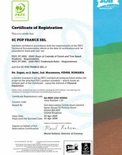 Certificat PEFC