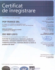 Certificat ISO